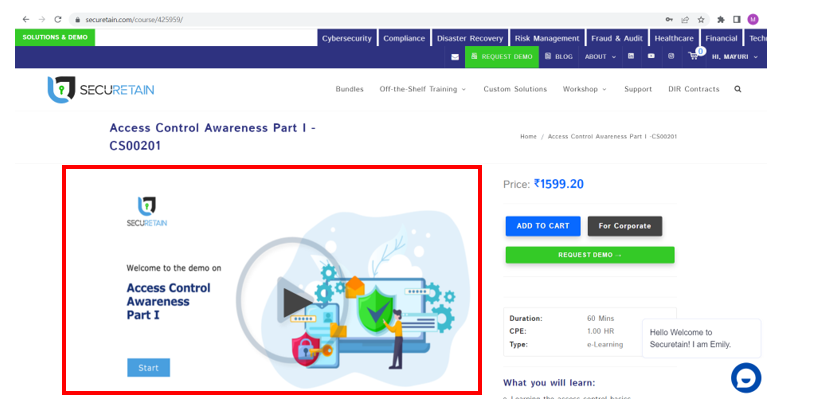securetain Course Details